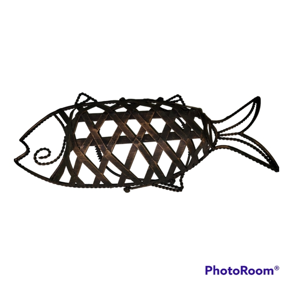 Vintage think wire Fish Basket - Picture 7 of 7